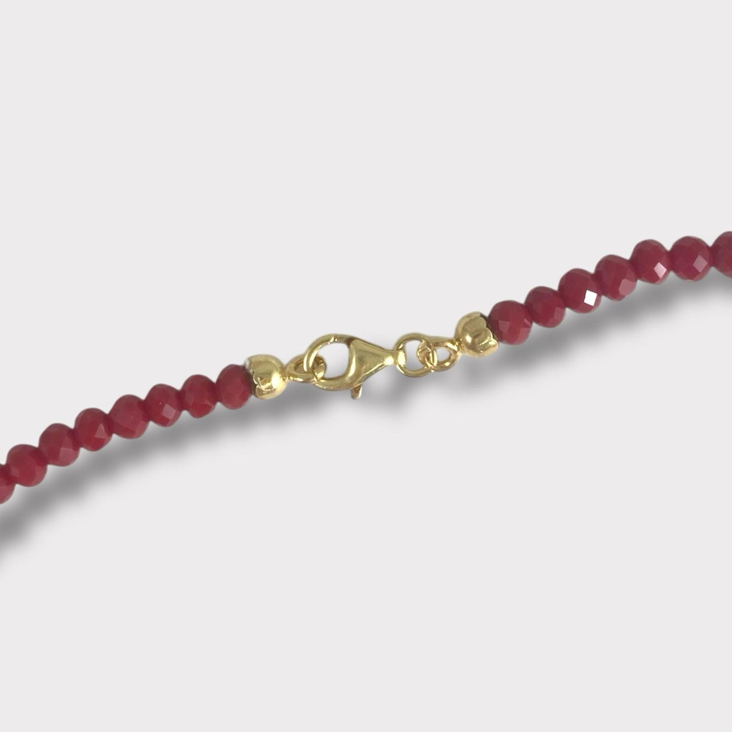 Collana con cristalli e perla di acqua dolce