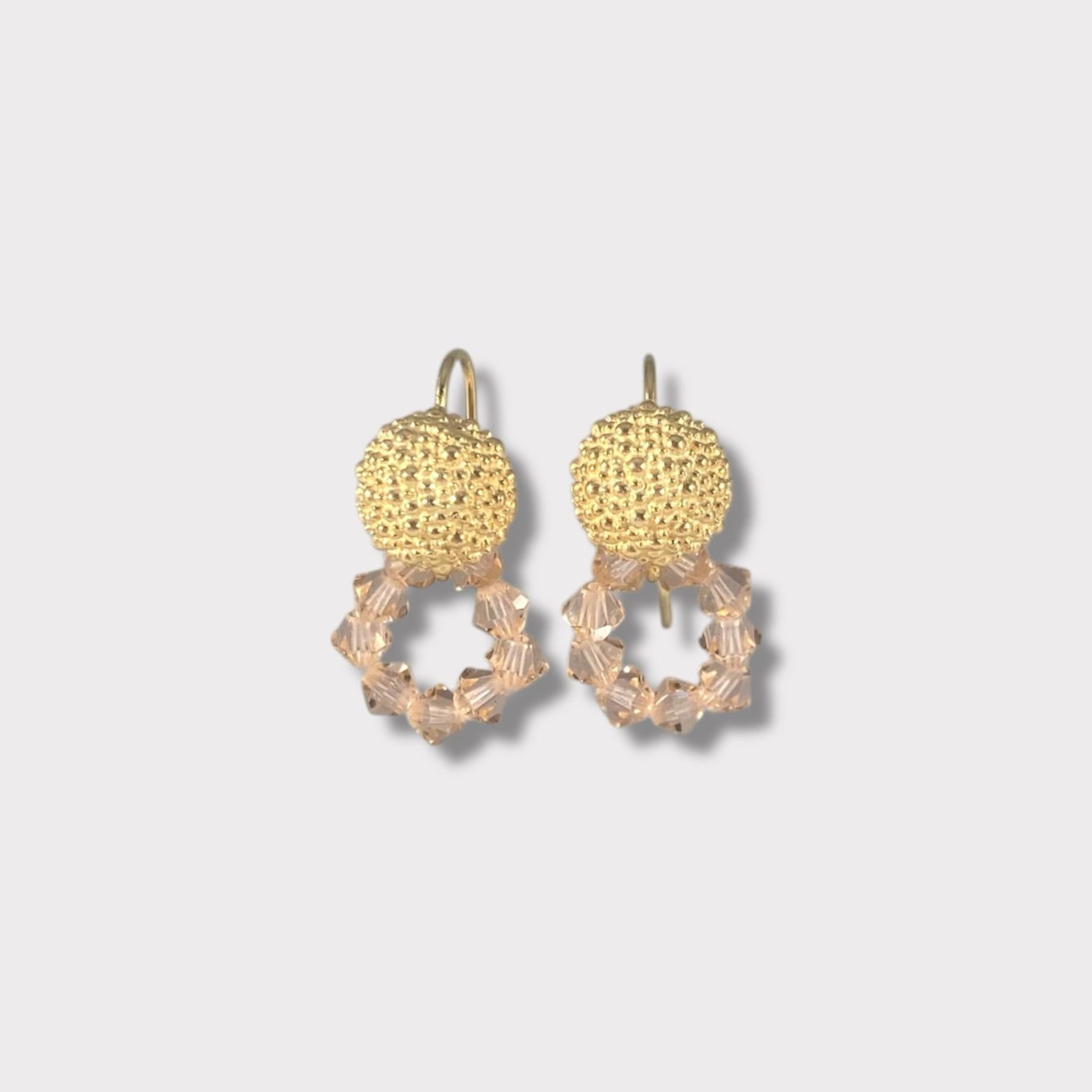 Orecchini pendenti argento 925 catene rodiato nero e oro rosa | PoNaNa Orecchini pendenti argento 925 catene rodiato nero e oro rosa | PoNaNa
